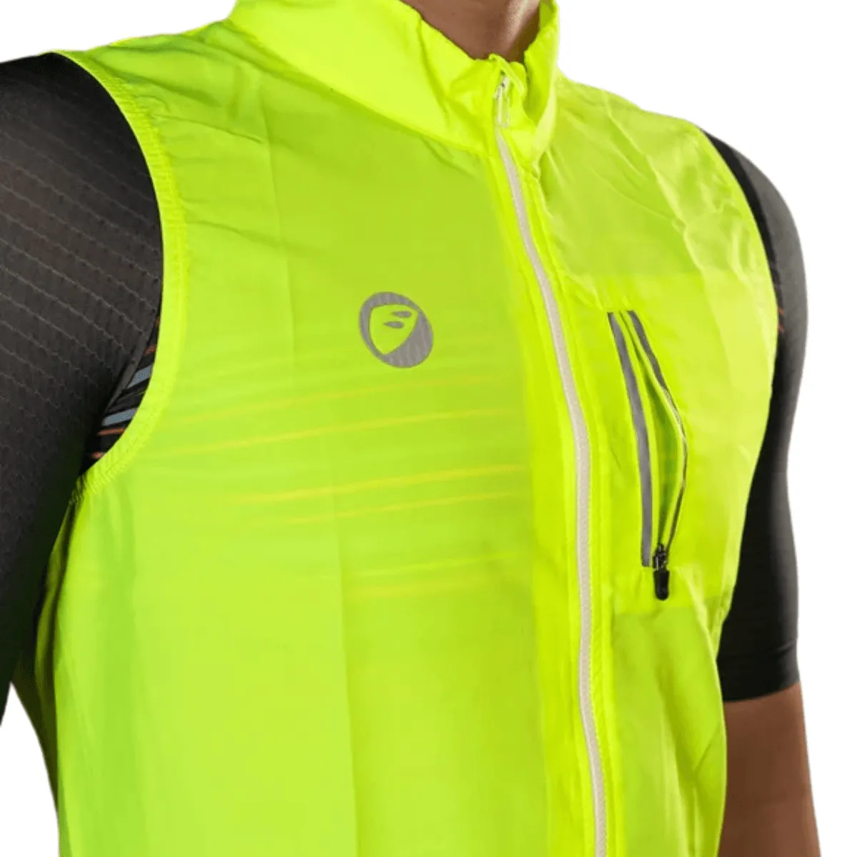 Apace Gilet Unisex Sleeveless Cycling Jacket (Neon)
