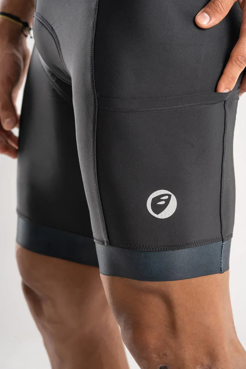 Apace Sprint Men's Cycling Bibshorts (Ebony)
