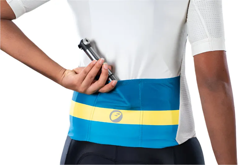 Apace Unisex Cycling Jersey (Ivory)