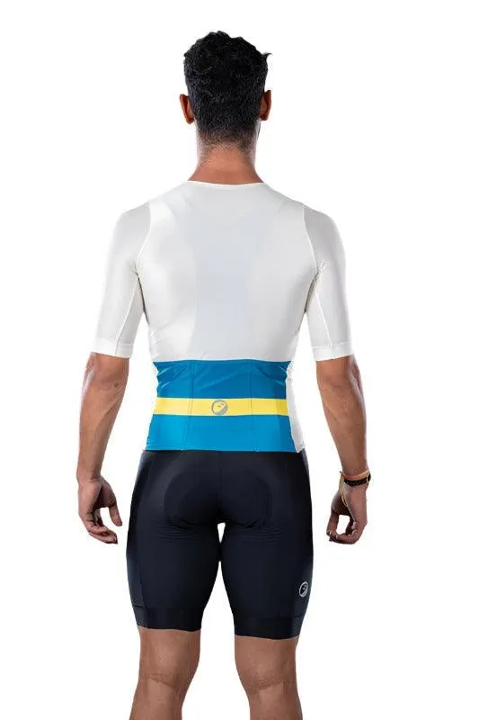 Apace Unisex Cycling Jersey (Ivory)