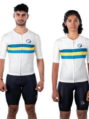 Apace Unisex Cycling Jersey (Ivory)