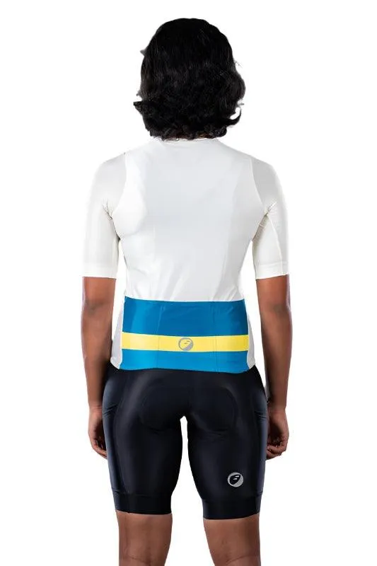 Apace Unisex Cycling Jersey (Ivory)