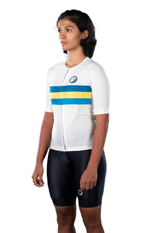 Apace Unisex Cycling Jersey (Ivory)
