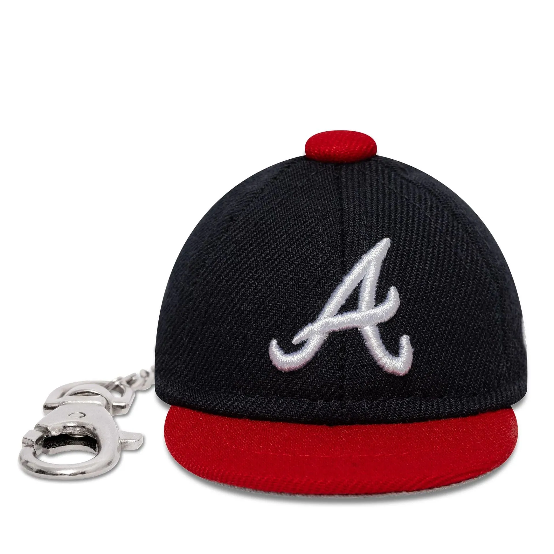 Atlanta Braves MLB Mini Cap Navy Key Chain NEW ERA