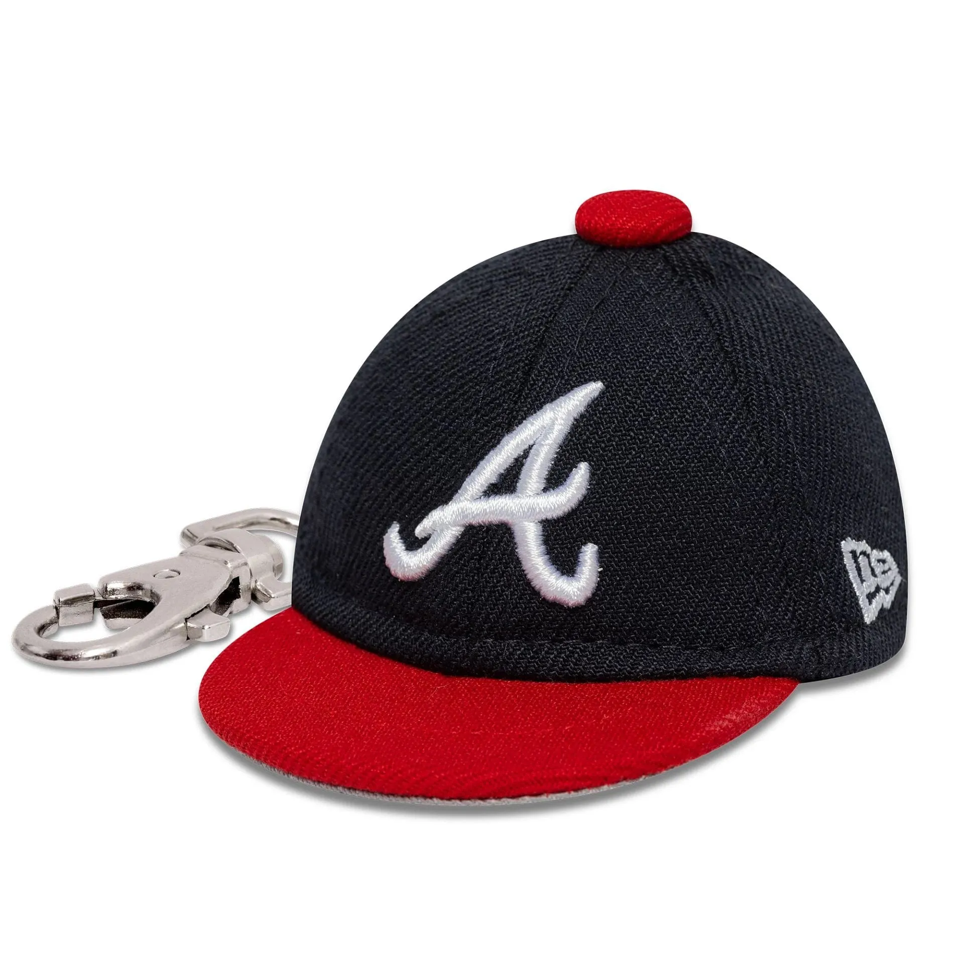 Atlanta Braves MLB Mini Cap Navy Key Chain NEW ERA