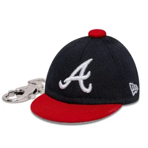 Atlanta Braves MLB Mini Cap Navy Key Chain NEW ERA