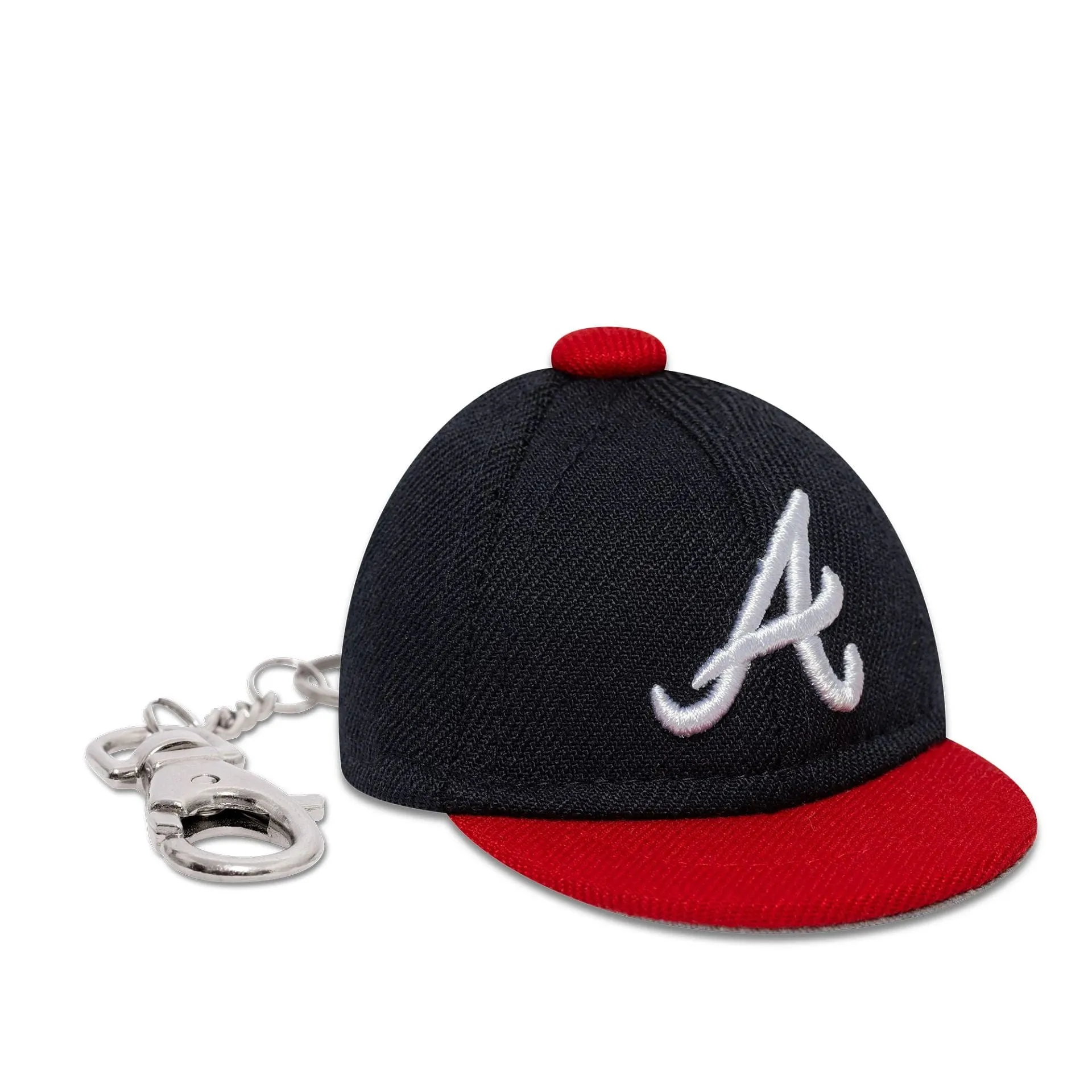 Atlanta Braves MLB Mini Cap Navy Key Chain NEW ERA