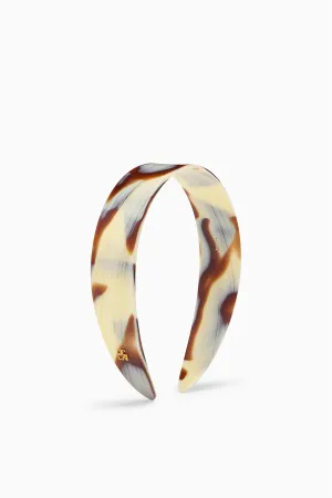 Ava Wide Headband - Horn Ulla Johnson
