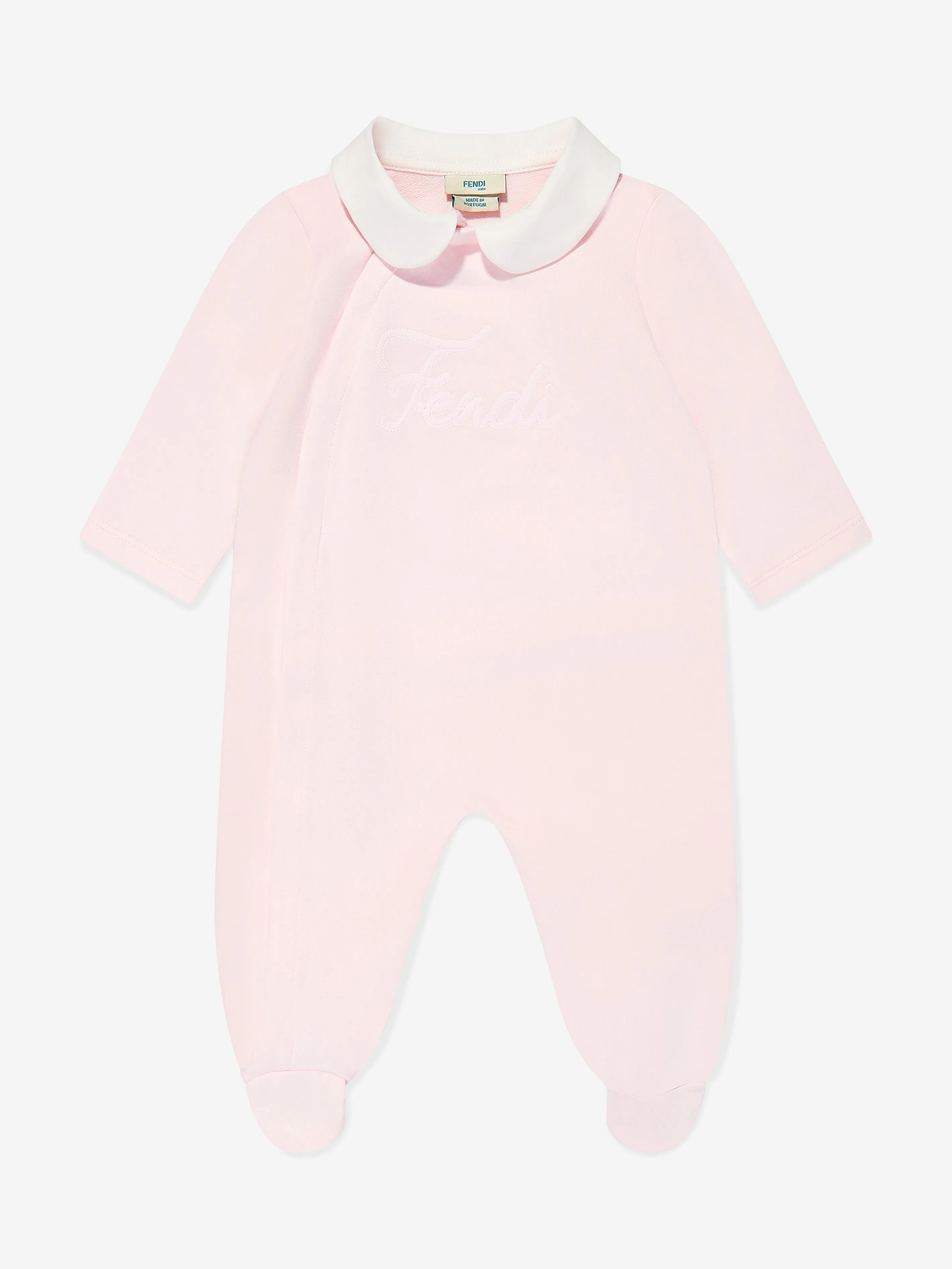 Baby Girls Logo Babygrow Set in Pink