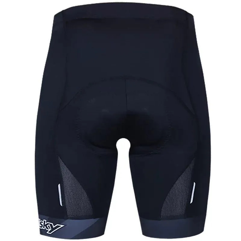 Baisky TRMS700 Mens Cycling Shorts (Dark Knight Black)