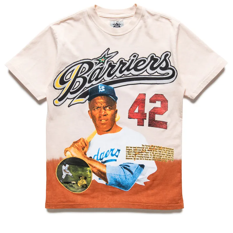 Barriers Worldwide Jackie Robinson Tee - Brown