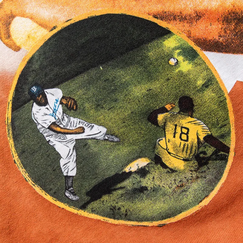 Barriers Worldwide Jackie Robinson Tee - Brown