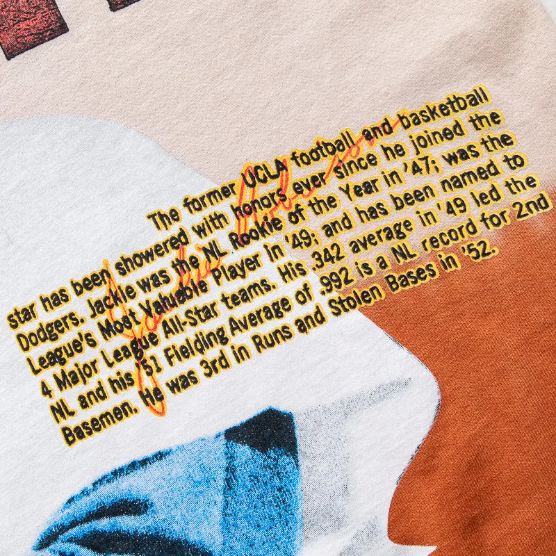 Barriers Worldwide Jackie Robinson Tee - Brown