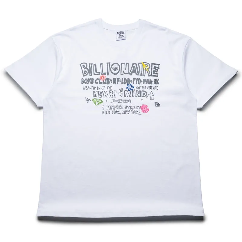 Billionaire Boys Club Satellites Knit Tee - White