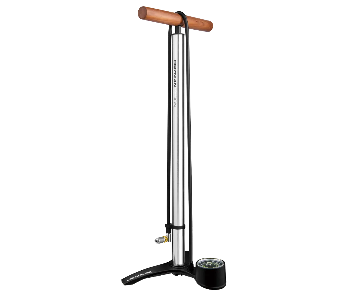 Birzman Helix Floor Pump (Silver)