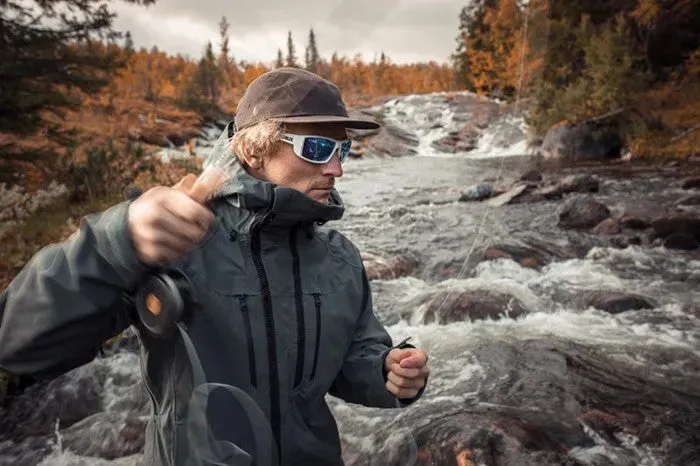 Bliz Drift Sport Sunglasses (Smoke Blue/Matte White)
