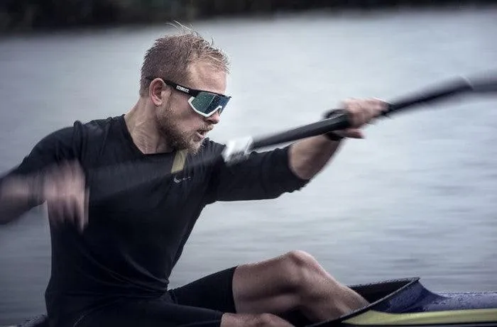 Bliz Fusion Sport Sunglasses (Smoke Blue/Matt Black)