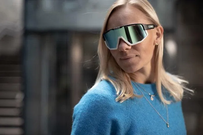 Bliz Fusion Sport Sunglasses (Smoke Blue/Matt Black)