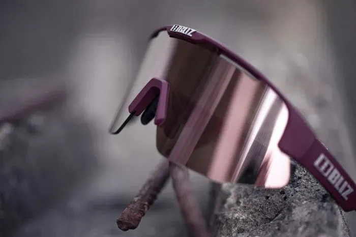Bliz Matrix Small Glasses (Matte Wine Red)