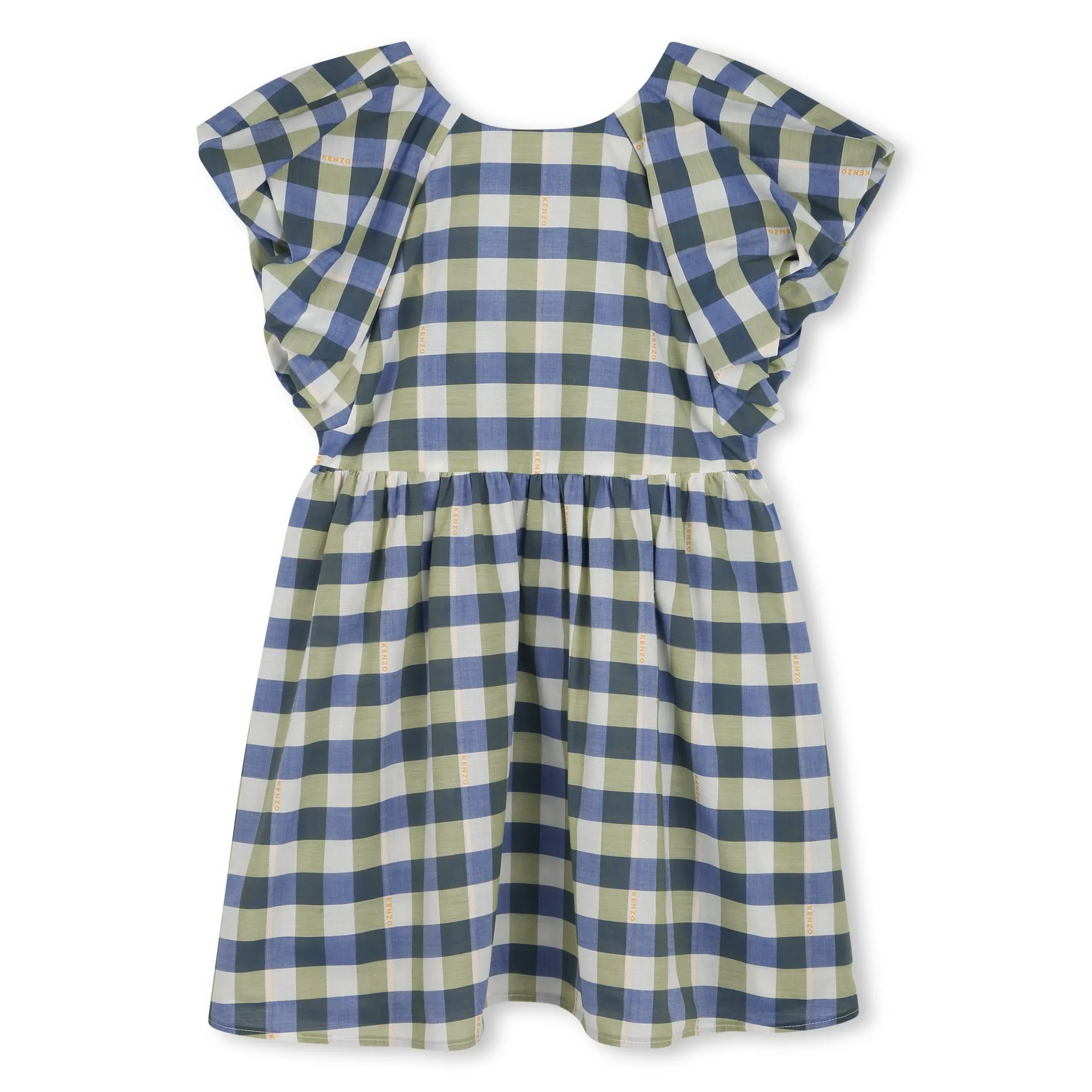 Blue Check Dress