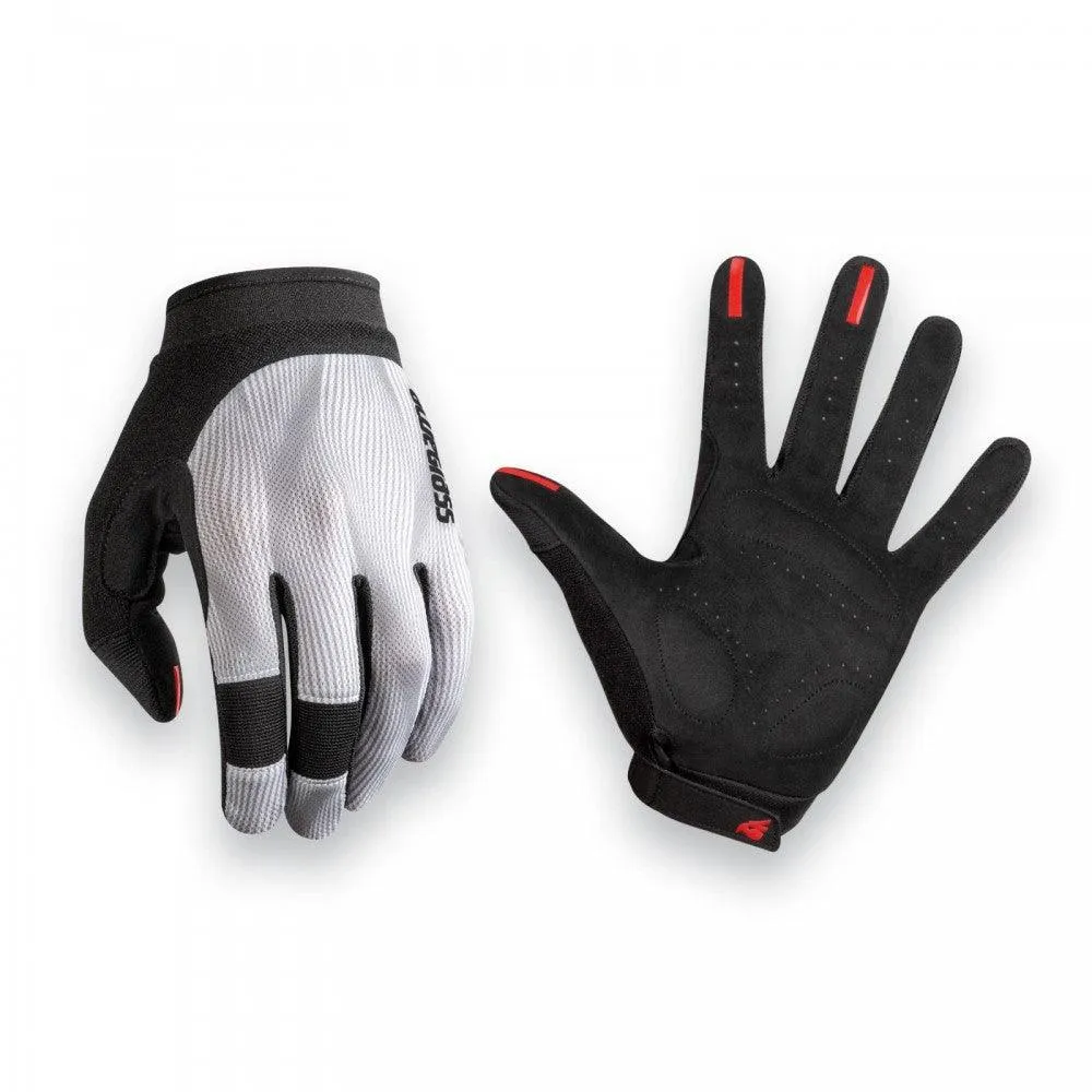 Bluegrass React Unisex Cycling Gloves (White)