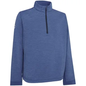 Callaway 1/4 Zip Hex Fleece - Med Galaxy Heather