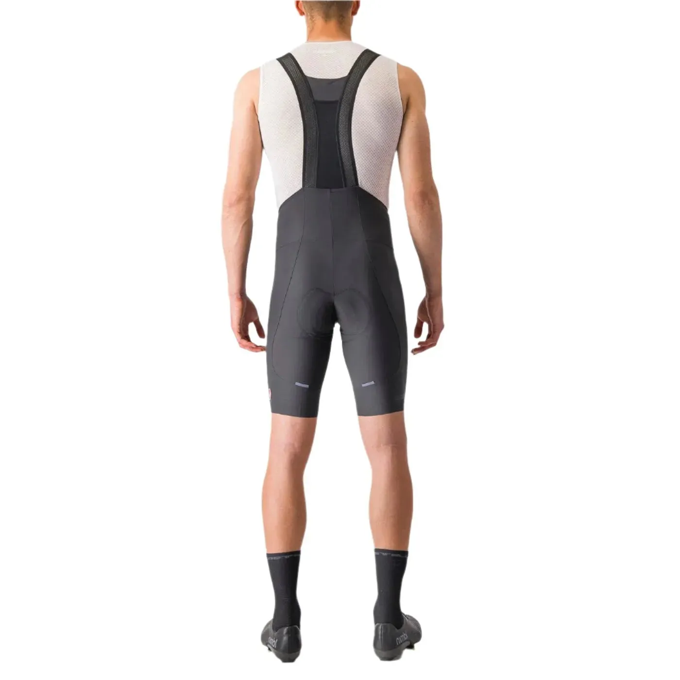 Castelli Espresso Men's Cycling Bibshort (Dark Gray)