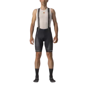 Castelli Free Aero RC Pro Mens Cycling Bibshorts (Black/White)