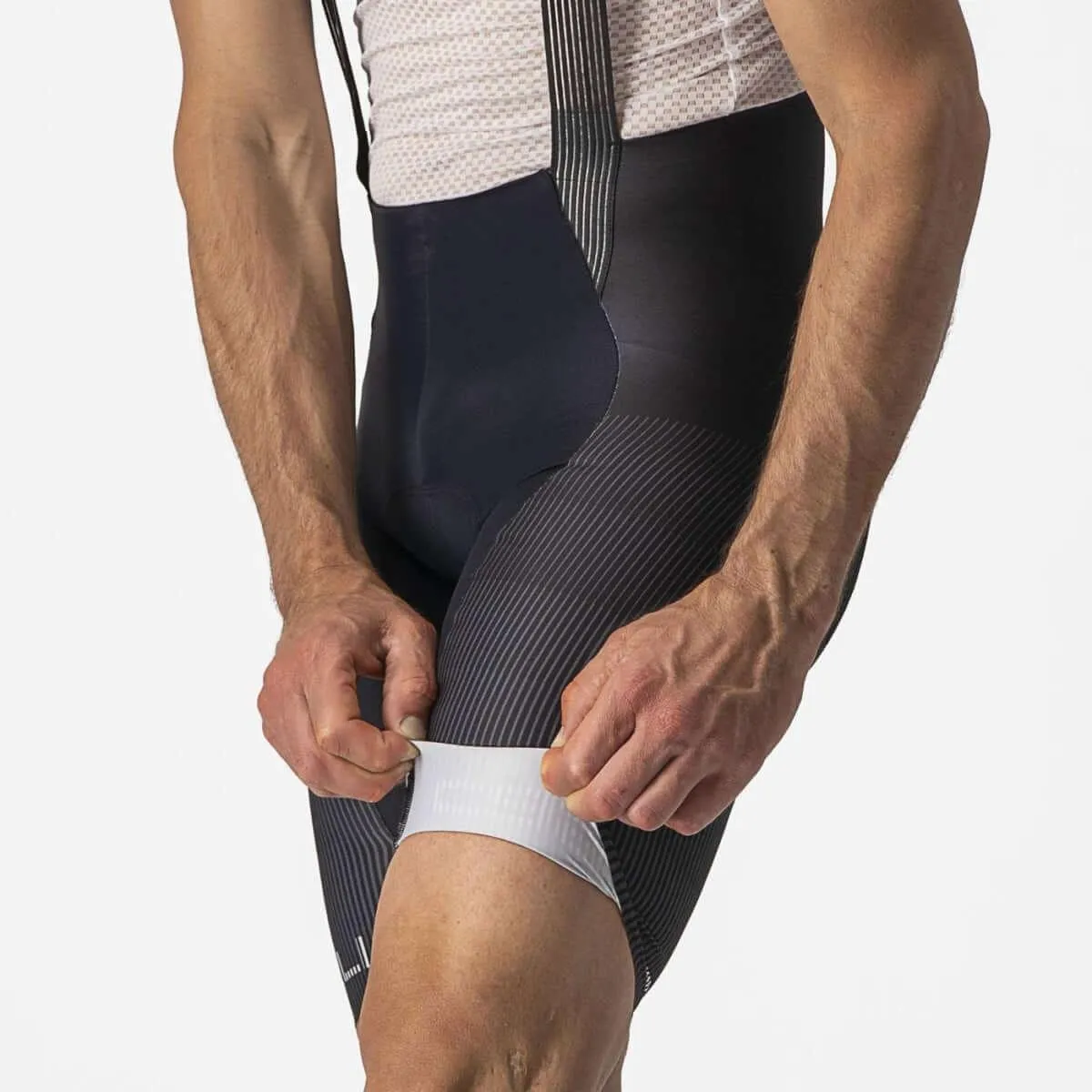 Castelli Free Aero RC Pro Mens Cycling Bibshorts (Black/White)