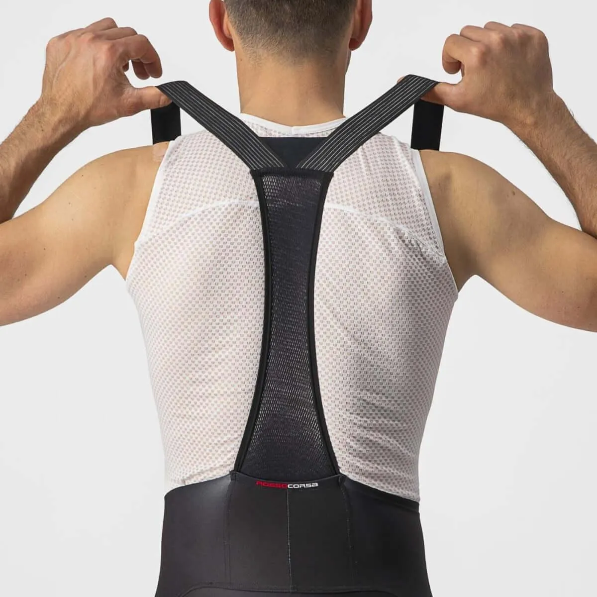 Castelli Free Aero RC Pro Mens Cycling Bibshorts (Black/White)