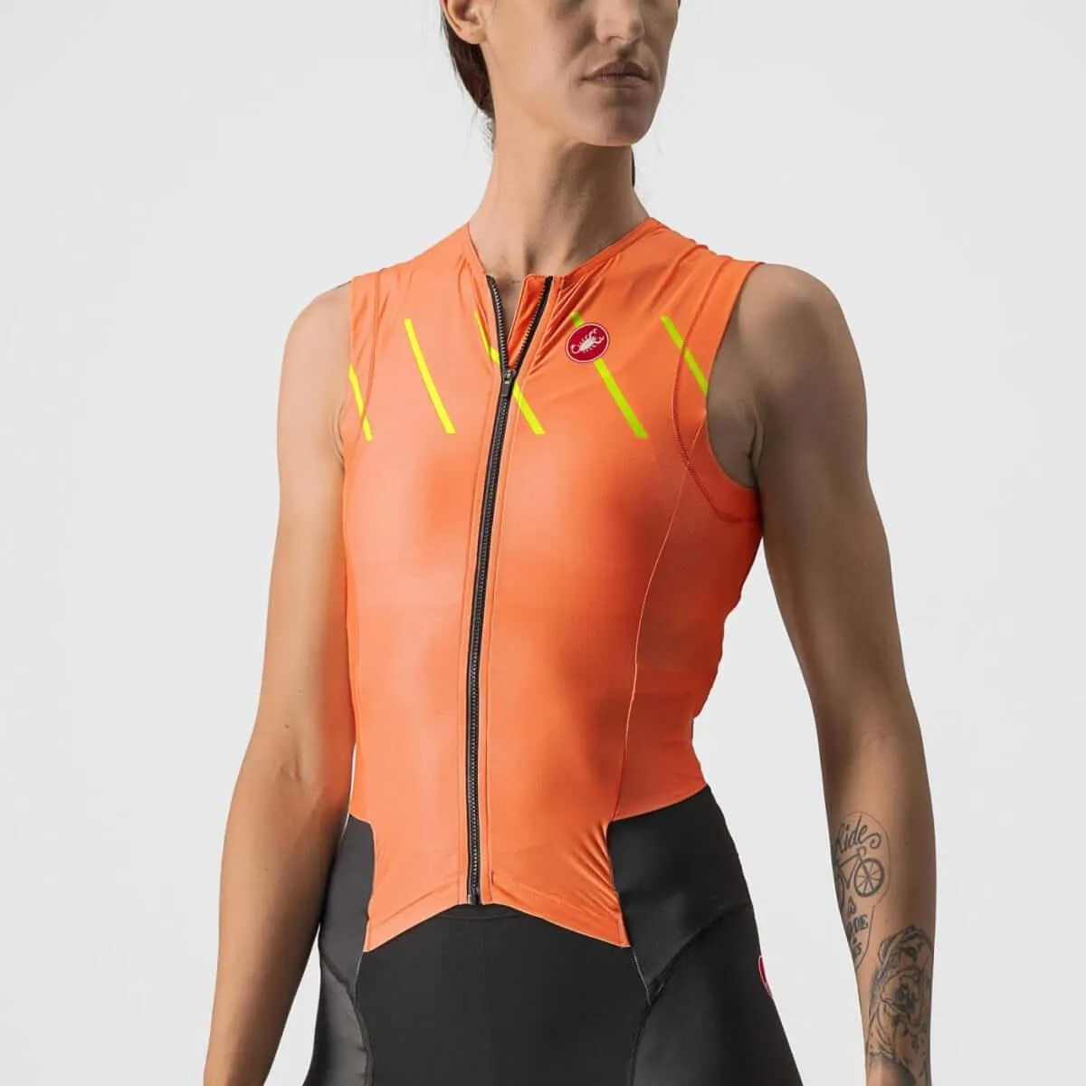 Castelli Free Sanremo Women's Triathlon Suit (Coral Flash)