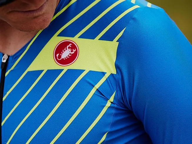 Castelli Free Speed 2 Men's Triathlon Top (Drive Blue)