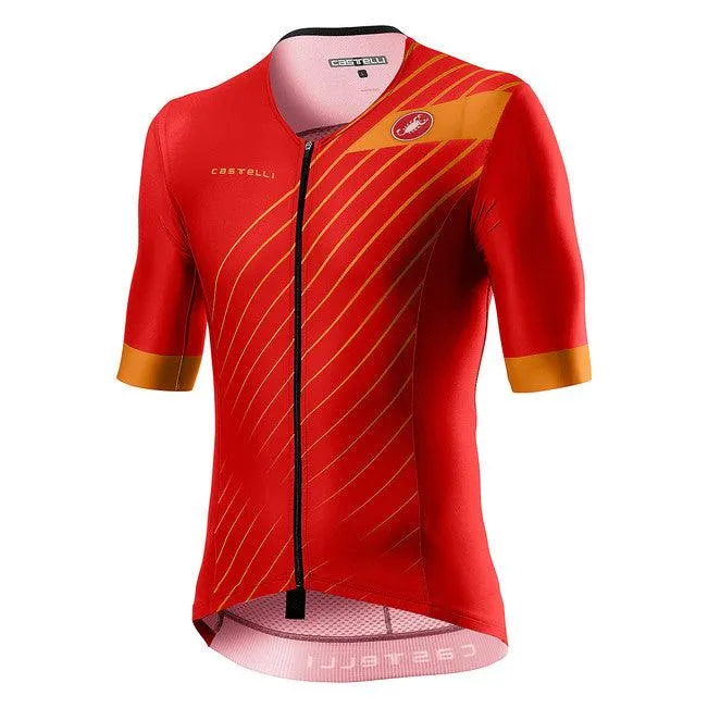 Castelli Free Speed 2 Race Men's Triathlon Top (Red/Fiery Red)