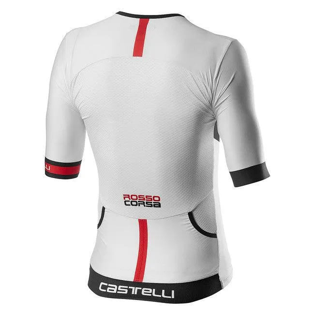 Castelli Free Speed 2 Race Men's Triathlon Top (White/Black)