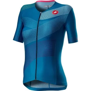 Castelli Free Speed 2 Women's Triathlon Top (Multicolour Marine Blue)