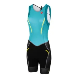 Castelli Free Women's Triathlon Suit (Pastel Blue/Caribbean)