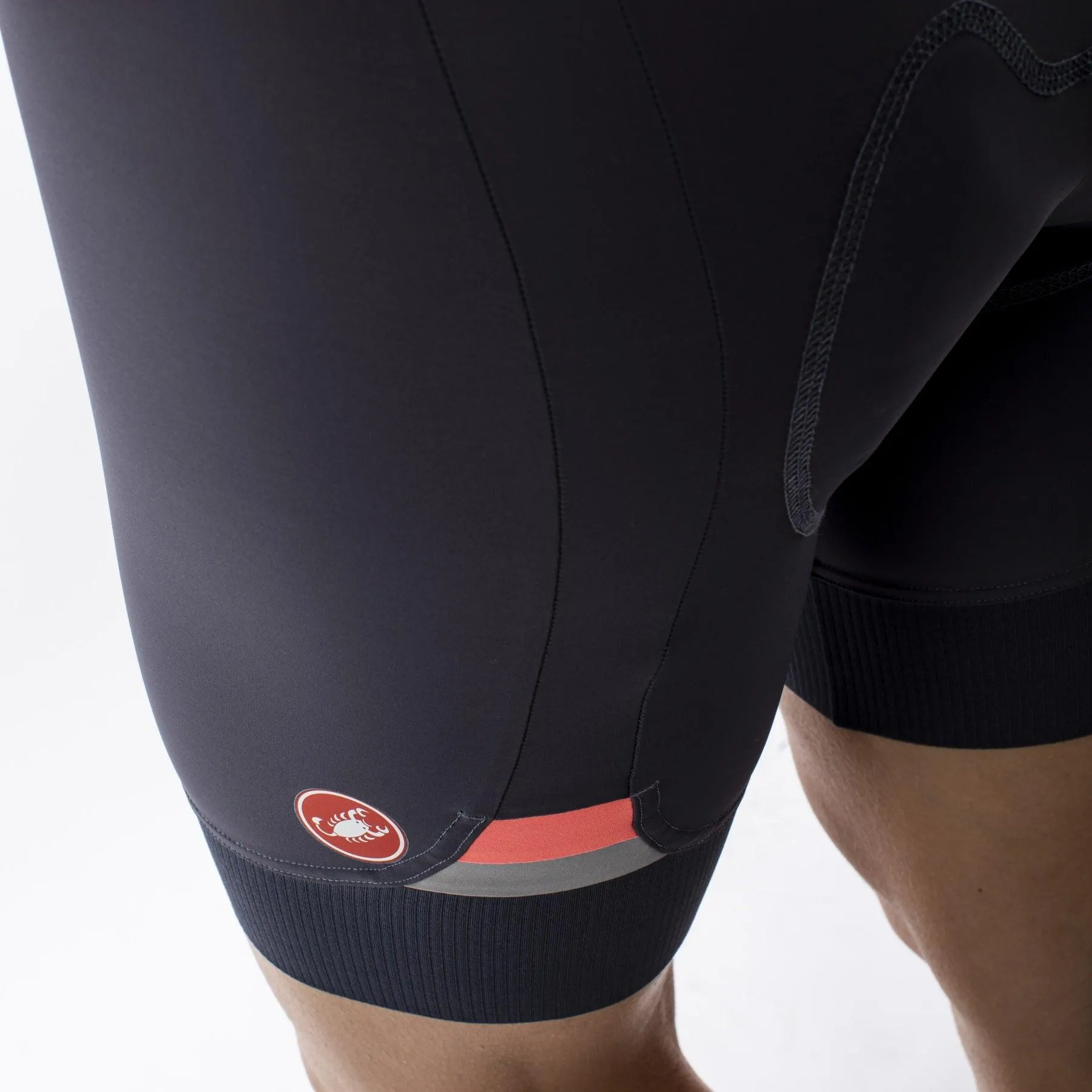 Castelli Prima Womens Cycling Bibshorts (Dark Steel Blue/Brilliant Pink)