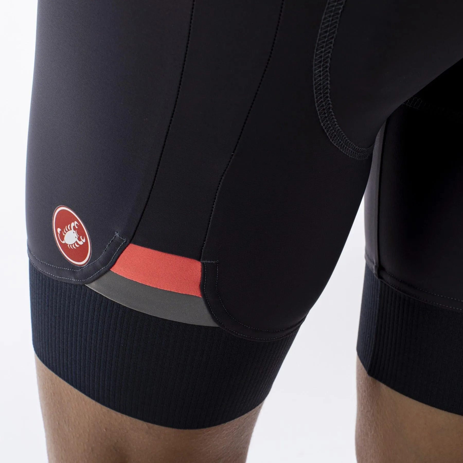 Castelli Prima Womens Cycling Bibshorts (Dark Steel Blue/Brilliant Pink)