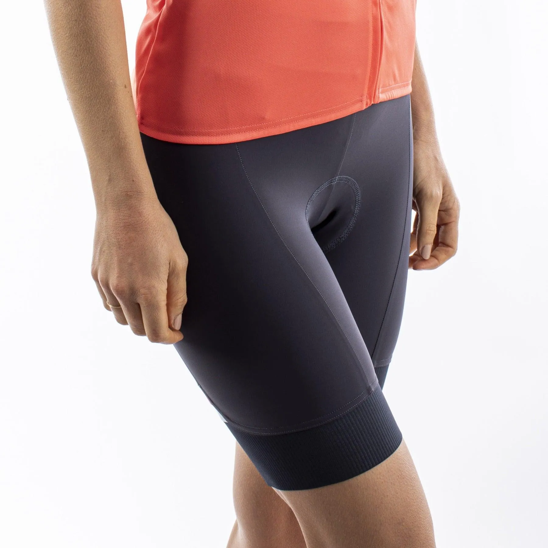 Castelli Prima Womens Cycling Bibshorts (Dark Steel Blue/Brilliant Pink)