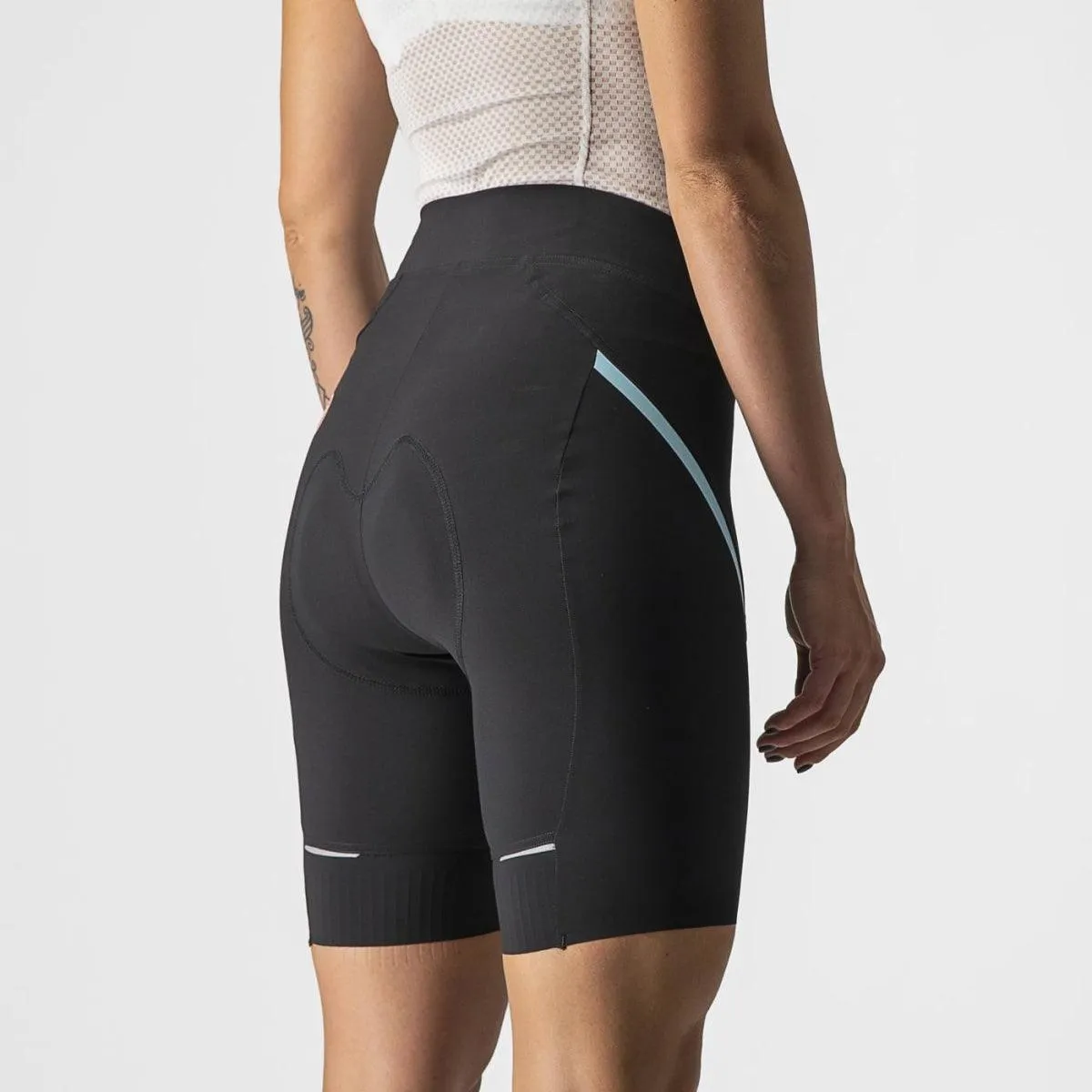 Castelli Velocissima 3 Womens Cycling Shorts (Black/Skylight)