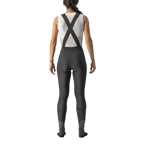 Castelli Velocissima DT Womens Cycling  Bib Tight (Black/Black Reflex)