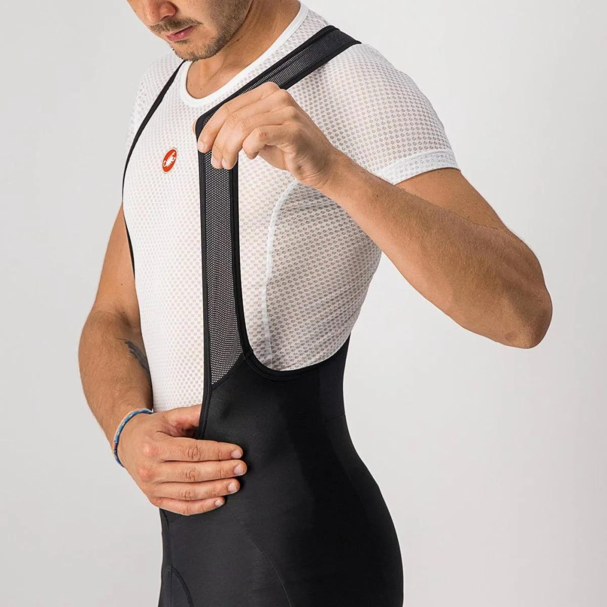 Castelli Velocissimo 5 Mens Cycling Bib Tight (Black/Red Reflex)