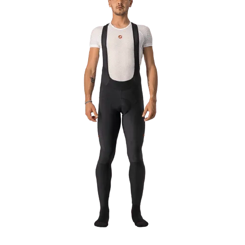 Castelli Velocissimo 5 Mens Cycling Bib Tight (Black/Red Reflex)