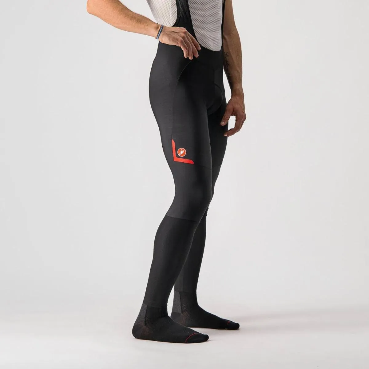 Castelli Velocissimo 5 Mens Cycling Bib Tight (Black/Red Reflex)