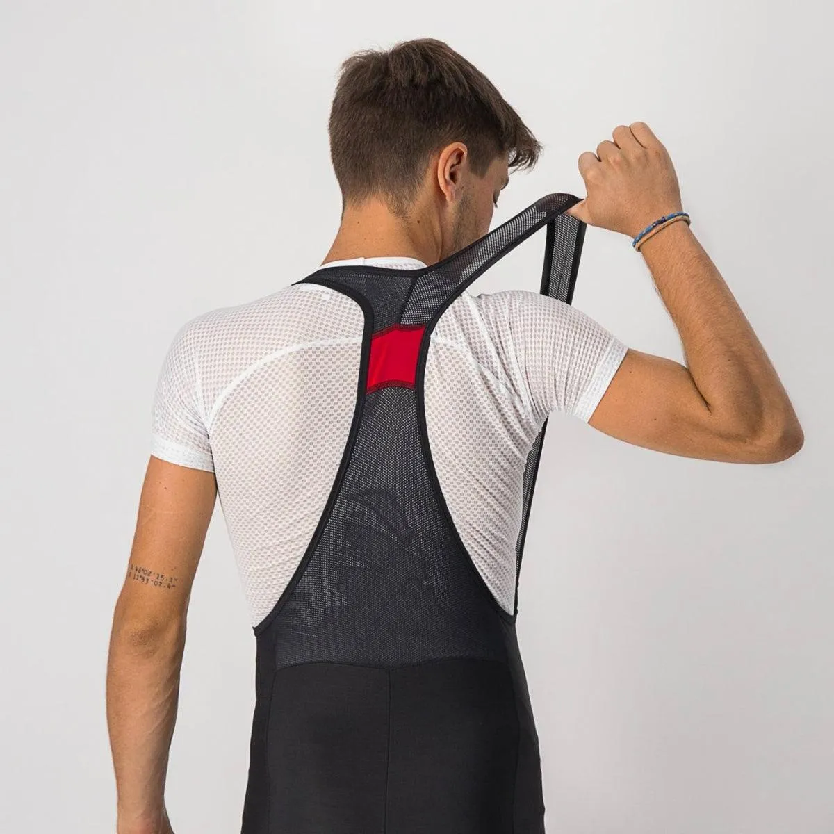 Castelli Velocissimo 5 Mens Cycling Bib Tight (Black/Red Reflex)