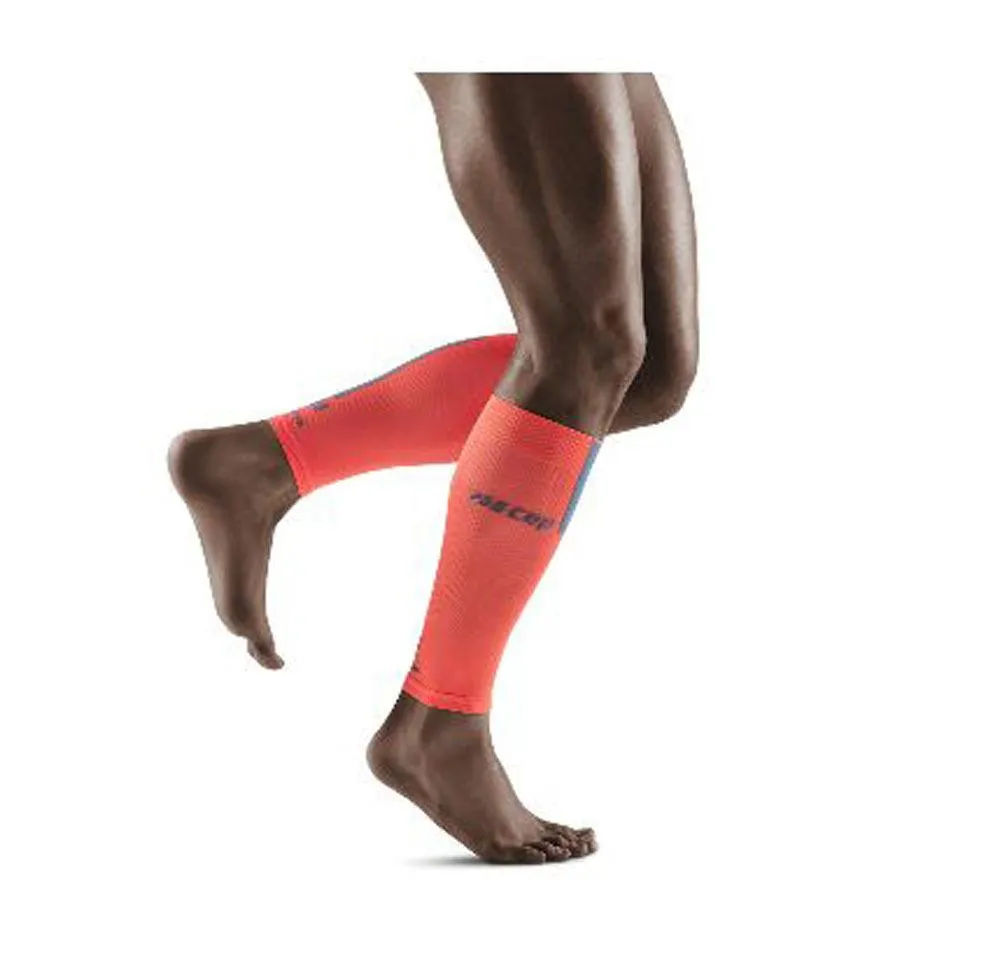 Cep Compression Calf Sleeves 3.0 (Coral/Grey)