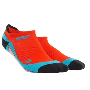 CEP Compression Dynamic  No Show Men's Compression Socks (Sunset/Hawaii Blue)