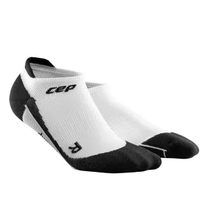 CEP Compression Dynamic  No Show Men's Compression Socks (White/Black)