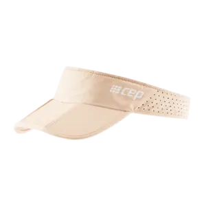 CEP Compression Run Visor Running Cap (Cream)