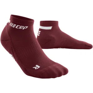 CEP Compression The Run Low Cut 4.0 Women's Compression Socks (Dark Red)
